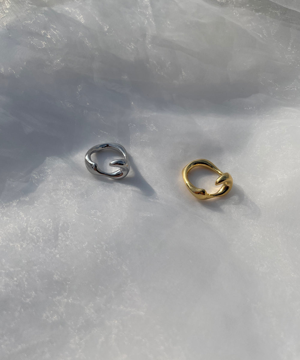 Gold and Silver Plated Open Circle Rings