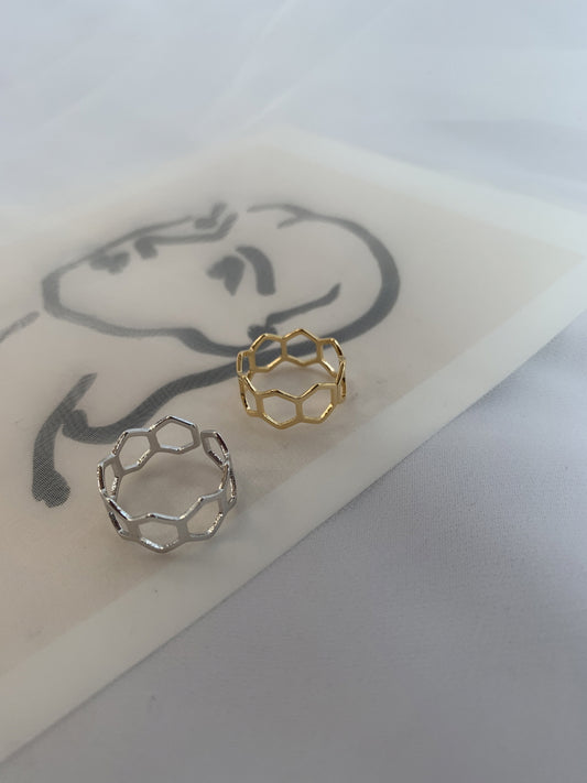 Geometric Honeycomb Open Rings