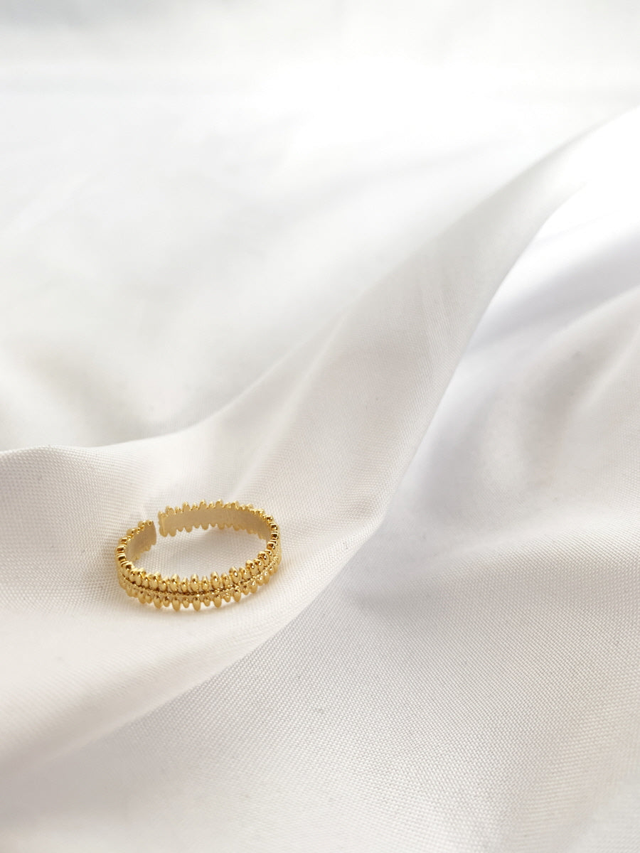 Delicate Beaded Stackable Rings