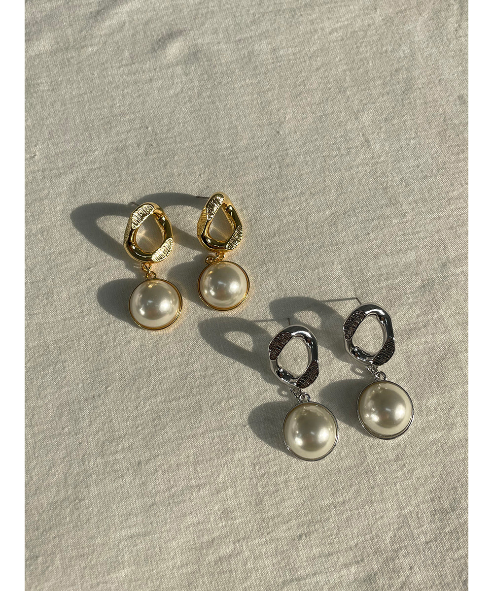 Gold and Silver Plated Chain Link Earrings