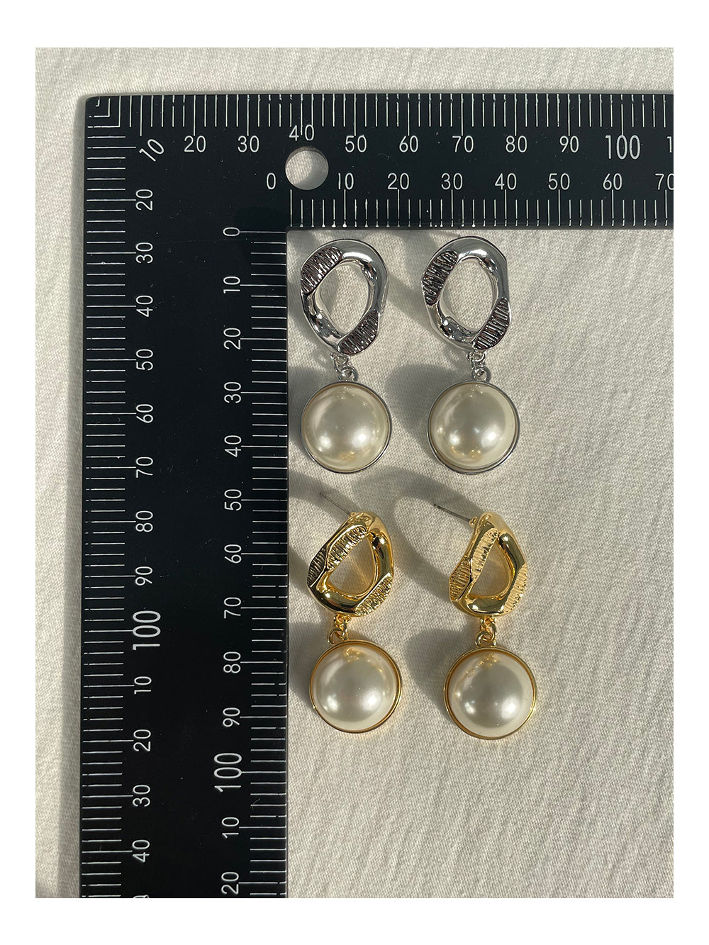 Gold and Silver Plated Chain Link Earrings